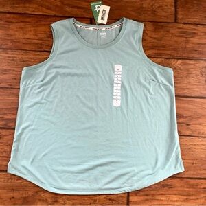 NWT Duluth Co. Dry on the Fly  Crewneck Tank Top Aqua XL